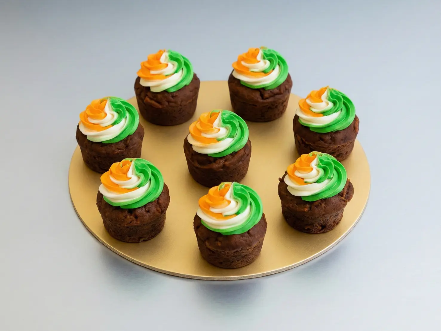 Pawtriotic Tricolor Pupcakes